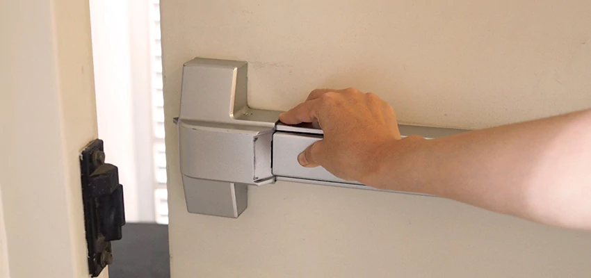 Roller Gate Panic Bar Installation in Laguna Beach, California